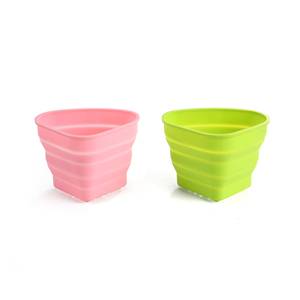 Passoire pliable en silicone pour cuisine, panier filtrant pour égoutter - Product Image 2