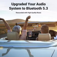 UGREEN Bluetooth 5.3 Aux-Adapter Kabelloser Auto-Bluetooth-Empfänger USB zu 3,5mm Klinke Audio-Mikrofon Freisprechadapter für Autolautsprecher