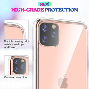Tschick เคสพลาสติกสำหรับ iPhone,เคสใสแบบแข็งเคสคริสตัลใสสำหรับ iPhone 13 12 <span class=keywords><strong>Mini</strong></span> 11 Pro Max XS XR X 8 7 6 6S Plus SE 2020 <span class=keywords><strong>5</strong></span> 5S - Product Image 5