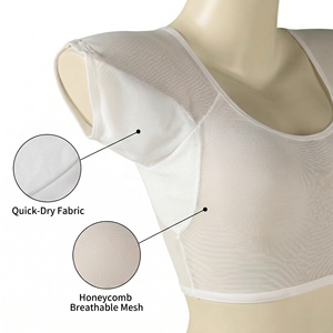 Nouveau débardeur anti-transpiration pour femme, réutilisable et lavable, avec coussinets absorbants pour les aisselles, protège les chemises et robes blanches des taches de sueur - Product Image 4
