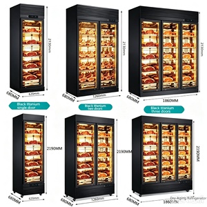 Frigorifero Commerciale per Stagionatura a Secco, Armadio per Stagionatura Carne, Frigo per Stagionatura Manzo, Doppia Porta in Vetro per Steakhouse - Product Image 2