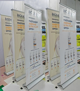 Tùy chỉnh nhôm cuộn lên đứng di động cuộn lên biểu ngữ đứng có thể thu vào biểu ngữ cuộn lên màn hình kéo lên biểu ngữ với logo - Product Image 2