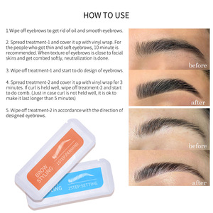 Kit de Lamination des Sourcils Professionnel Sûr et Portable pour Rehaussement et Coiffage des Sourcils, Utilisation en Salon de Beauté ou à Domicile, <span class=keywords><strong>Fixateur</strong></span> de Permanente pour Sourcils - Product Image 4