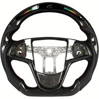Volant en cuir personnalisé avec affichage LED du régime moteur pour Cadillac CTS CTSV ATS ATSV Coupé, accessoires de voiture sport