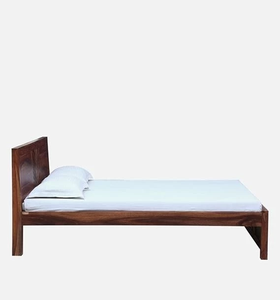 Lit élégant en bois de Sheesham, taille Queen, avec cadre robuste, finition haut de gamme, design élégant, parfait pour les chambres modernes, confortable - Product Image 4