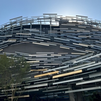 Panneau mural en aluminium moderne de 70 pouces, anodisé, anti-corrosion, pour revêtement extérieur de bâtiment