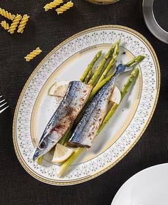 <span class=keywords><strong>Service</strong></span> de table de luxe de style italien, ensemble d'assiettes en céramique, assiette de présentation peinte à la main avec tasse et soucoupe, <span class=keywords><strong>vaisselle</strong></span> de mariage en <span class=keywords><strong>porcelaine</strong></span> - Product Image 1