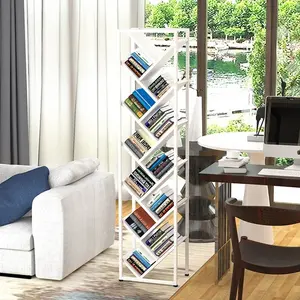 Étagère moderne en forme d'arbre avec rangement fonctionnel Bibliothèque créative en métal et bois pour chambre cuisine salle de bain Design OEM - Product Image 2