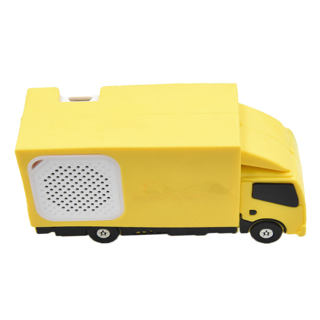 3D Individual Design Truck Shape Rubber Speaker Waterproof Stereo Sound 4.1 Wireless Speaker