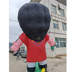Publicidad Muñeca inflable Dibujos animados inflables Personaje inflable hecho a medida <span class=keywords><strong>Abraham</strong></span> con cerveza - Product Image 4