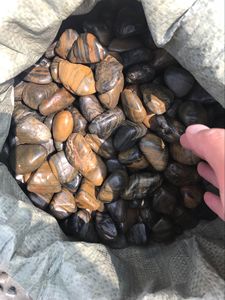 Natural <strong>Polished</strong> Red Decorative Jade <strong>River</strong> Rock Cobble Outdoor Exterior Bathroom Industrial Park Villa Decorative Pebble <strong>Stone</strong> - Product Image 3
