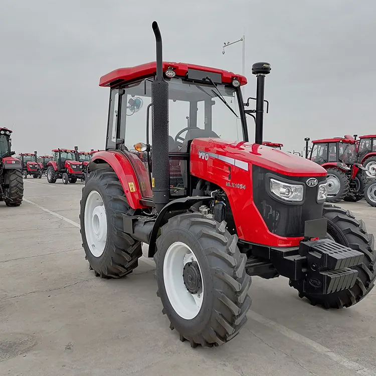 Günstiger Werkspreis Schlussverkauf YTO-X1054 105 PS Landwirtschaft Landwirtschaft Mini-Rad 4WD-Traktoren zu verkaufen