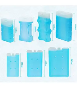 Kühlhalte-KBKS verschiedene Größen bunte Hartschalen-Eispackung Schnellgefrierter Eisbox individueller Gel-Eisbaum
