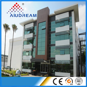 Panneau composite en aluminium ACP Alucobond Revêtement mural 4'x8' Blanc Ignifuge Miroir Doré - Product Image 3