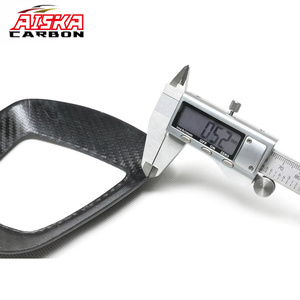 ฝาครอบพวงมาลัยคาร์บอนไฟเบอร์แบบแห้ง AISKA สำหรับตกแต่งภายในรถยนต์ <span class=keywords><strong>Tesla</strong></span> <span class=keywords><strong>Model</strong></span> <span class=keywords><strong>3</strong></span> <span class=keywords><strong>Model</strong></span> Y Juniper 2024+ - Product Image 3