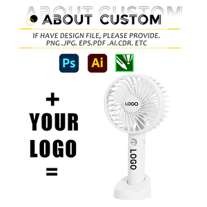 Khuyến Mại Sinh Viên Quà Tặng Cầm Tay Fan Xách Tay <span class=keywords><strong>Mini</strong></span> Fan USB Cuộc Sống Lâu Dài Sạc Cầm Tay Nhỏ Fan Với Đứng Với Biểu Tượng Tùy Chỉnh - Product Image 2