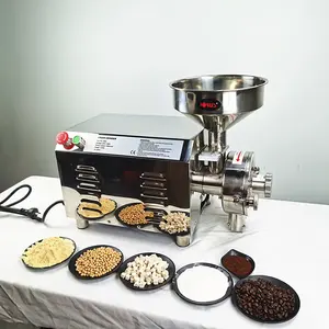 Moinho De Grãos Elétrico Poderoso 2200W Poderoso Comercial Herb Grain Crusher Grinder Moedor Hammermill Moinho De Farinha De Milho Para Venda