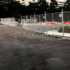 Tùy chỉnh Canada phong cách tạm thời hàng rào không thấm nước an ninh nhà dễ dàng lắp ráp bột tráng chu vi hàng rào ở Canada - Product Image 2