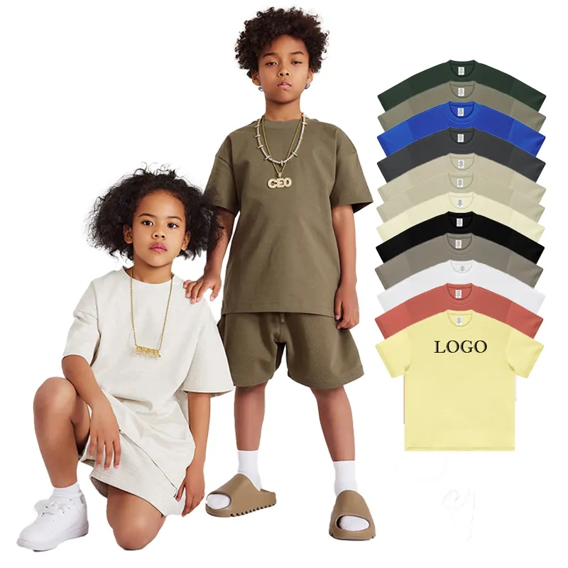 Wholesale kids T shirt children custom printing blank tees unisex branded designer plain 100 cotton t shirts