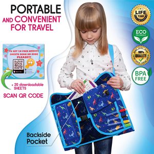 Free sample Hot-selling Car Back Seat Kids Travel <b>Play</b> Tray <b>Toddler</b> Multi Function Car Seat <b>Table</b> Portable Children's Painting - Product Image 5