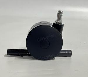 佛山工厂高品质75毫米尼龙旋转办公椅脚轮黑色塑料椅子配件 - Product Image 2