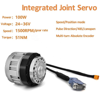 Servomoteur Harmonic Drive industriel avec encodeur absolu H8010R80 36VDC 100W 51Nm 0-18rpm CANopen pour équipement d'automatisation