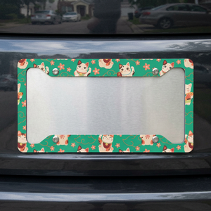 Chill N Confetti Maneki Neko Lucky Cats – Support de plaque d'immatriculation durable en plastique pour voiture - Product Image 3