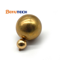 Boule de cuivre solide pur 20mm 30mm 40mm 50mm 60mm Personnaliser la taille Métal Cuivre Cu Ballon d'exercice