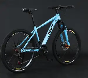 새로운 디자인 26 ''알루미늄 합금 핸들 바 시스템 카본 스틸 프레임 서스펜션 포크 내리막 산악 자전거
