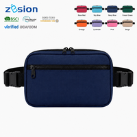 Sac banane promotionnel avec logo personnalisé, sac de taille, cadeau d'entreprise, sac de festival, sac ceinture, vente en gros, fabricant OEM