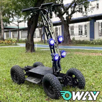 Scooter à 4 roues de 13 pouces, batterie au lithium 48V 34Ah, moteur double 3600W, suspension McPherson, tout-terrain, ATV électrique de ville, quad, 200 kg