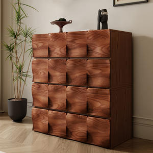 Mueble de madera modular retro francés vintage, sofá de almacenamiento multifuncional moderno, mesita de noche, mueble de <span class=keywords><strong>TV</strong></span> - Product Image 2