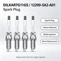 High Performance Laser Iridium Spark Plug 12290-5A2-A01 DILKAR7G11GS for Honda Accord CR-V Elysion Odyssey Engine Parts