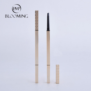 Серебристая розовая Золотая квадратная упаковка для бровей карандаш для макияжа бровей Карандаш для бровей с индивидуальным логотипом двусторонний тонкий карандаш для бровей - Product Image 2