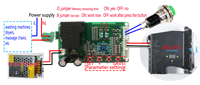 Carte de circuit imprimé de minuterie numérique DC12V de vente chaude de haute qualité pour le sélecteur d'accepteur de pièces dans les Machines à laver