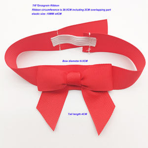 100% Poliester Kualitas Tinggi Dekorasi Bungkus Hadiah Pra-dibuat Dapat Disesuaikan Pita Kemasan Pita Elastis Grosgrain dengan <span class=keywords><strong>Loop</strong></span> Peregangan - Product Image 5