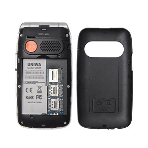 UNIWA V202T 2.4/1.77 Inch Double Screen Flip Cellphone SOS Button Big Fonts Keypad <strong>Mobile</strong> 4G Flip Senior <strong>Mobile</strong> Phone for <strong>Elder</strong> - Product Image 5