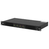 Amplificateur de puissance professionnel classe D 600W*4 RMS, format 1U, audio numérique haute puissance, amplificateur
