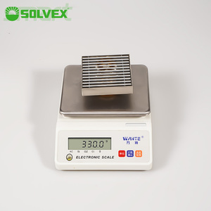 Solvex Chrome brished Đen Thép không gỉ Quảng trường cống Bìa 10x10cm vuông phòng tắm bồn rửa chất thải và sàn bẫy Lọc - Product Image 4