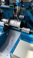 Machine de recyclage MWin pour le déchiquetage et la découpe des bobines de papier/plastique et des déchets de fil, pour l'industrie textile (PLC et moteur chinois)