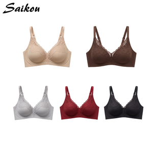 Soutien-gorge <span class=keywords><strong>sans</strong></span> fil pour femme, léger, large, réglable, invisible, lavable, en dentelle, couleur chair, décolleté plongeant, <span class=keywords><strong>sans</strong></span> armatures, en gel souple effet gelée, sexy - Product Image 6