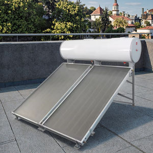Chauffe-eau solaire à plaque plate haute pression 300L <span class=keywords><strong>avec</strong></span> réservoir émaillé à panneau plat Chaudière solaire - Product Image 2