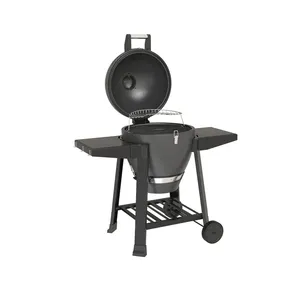 Fabriek Grill Outdoor Grill Roker 21Inch Metalen Kamado Bbq Grill Houtskool