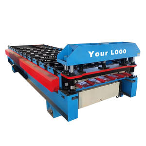 USA Hot Sale Tuff Rib Metal Roofing <b>Making</b> <b>Machine</b> With Pre-cutter Max Rib Ag Panel Roll Forming <b>Machine</b> - Product Image 1