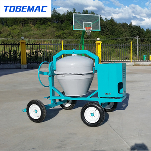 ISO9001 gecertificeerde, goedkope, draagbare, handbediende, mobiele diesel-elektrische kleine mini-betonmixer met motorpomp, 400L - Product Image 5