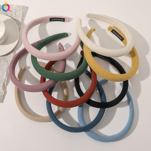 شريط سميك من QIYUE مع شعار مخصص ، إكسسوارات شعر صغيرة من المصنع ، شريط سميك بلون سادة من QIYUE بتخفيضات كبيرة - Product Image 4