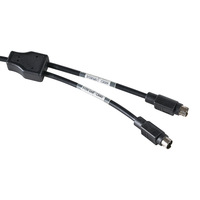 Adaptateur répartiteur Y pour souris et clavier PS/2, câble d'extension, prise mâle Mini Din 6 broches vers 2 prises mâles, PVC, cuivre