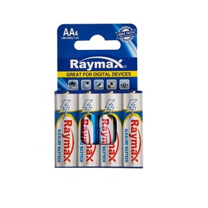 Pile alcaline Max <span class=keywords><strong>Tech</strong></span> AA de qualité supérieure Raymax 10 ans LR6 1.5V pile sèche pour appareil domestique - Product Image 2