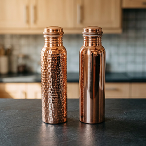 BS International NA80 Copper <b>Water</b> <b>Bottle</b> <b>Hand</b> Grip Plain Custom Logo Eco Friendly Dishwasher Safe Sport Hiking Use Drinkware - Product Image 1