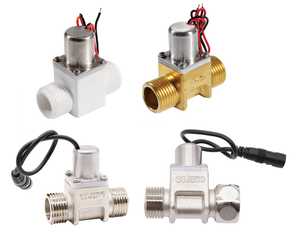 Válvula solenoide de latón con enclavamiento de 1/2 pulgada, compatible con CE, DC4.5-6V, válvula de pulso bistable para control de agua en grifos de cocina y lavabos - Product Image 1